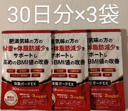 体脂ガードEX 30日分×3袋 DUEN