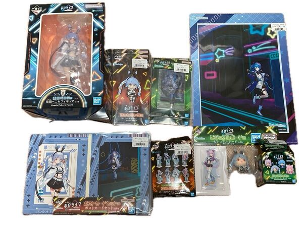 【新品未開封】一番くじ ホロライブ -Cyber punk- 兎田ぺこら賞 兎田ぺこら フィギュア 下位賞まとめセット
