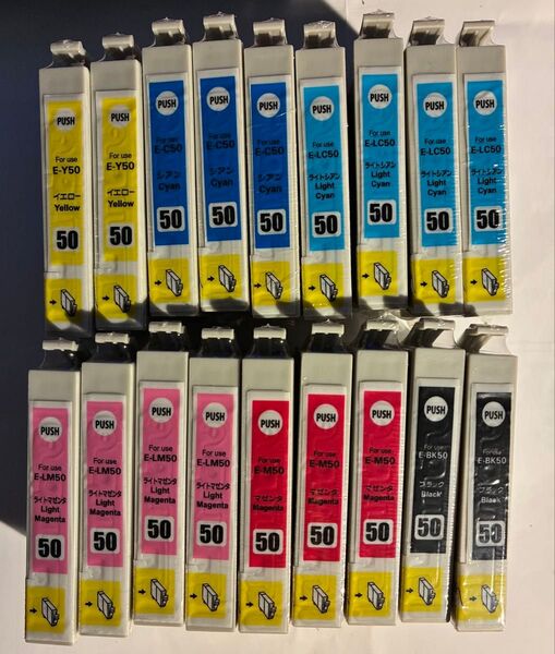 EPSON エプソン 互換インクカートリッジ IC50 6色18個セット