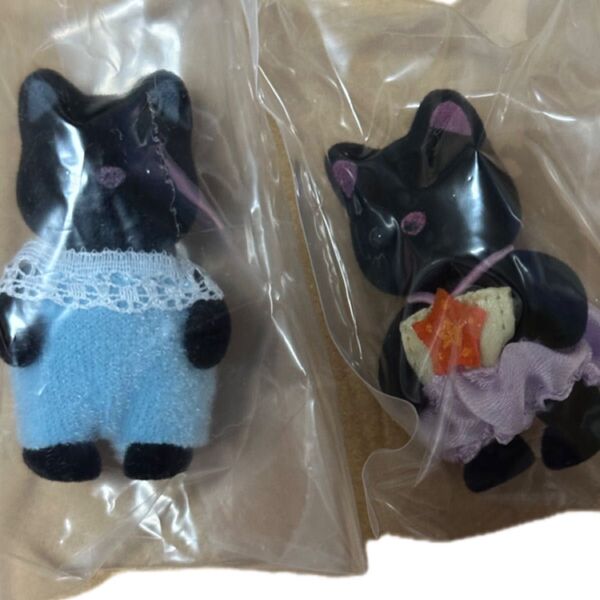 シルバニアファミリー 黒猫 ほしぞらネコの赤ちゃん チャコールネコの赤ちゃん セット