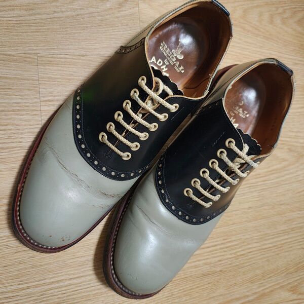 REGAL GLAD HAND サドルシューズ GRAY/BLACK 27cm