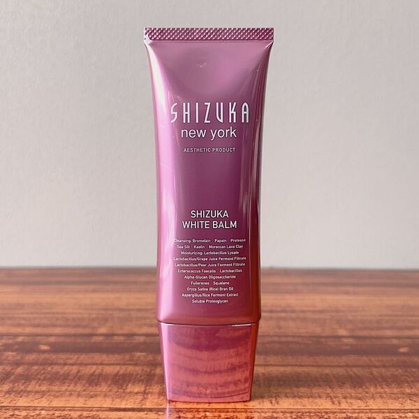 新品未開封 SHIZUKA NEW YORK シズカホワイトバーム W洗顔不要 保湿美容 クレンジング 60g シズカニューヨーク