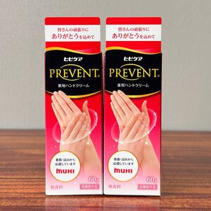 【新品未開封】池田模範堂 ヒビケア プリベン PREVENT 薬用ハンドクリーム 医薬部外品 60g 2セット