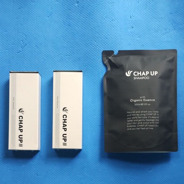 チャップアップ03 育毛ローション 120ml 2個 シャンプー02 300ml 1個 合計3個セット