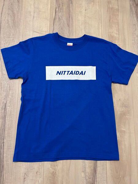 日本体育大学 NSSU 125周年記念 TシャツMサイズ 男子レスリングサイン付 半袖