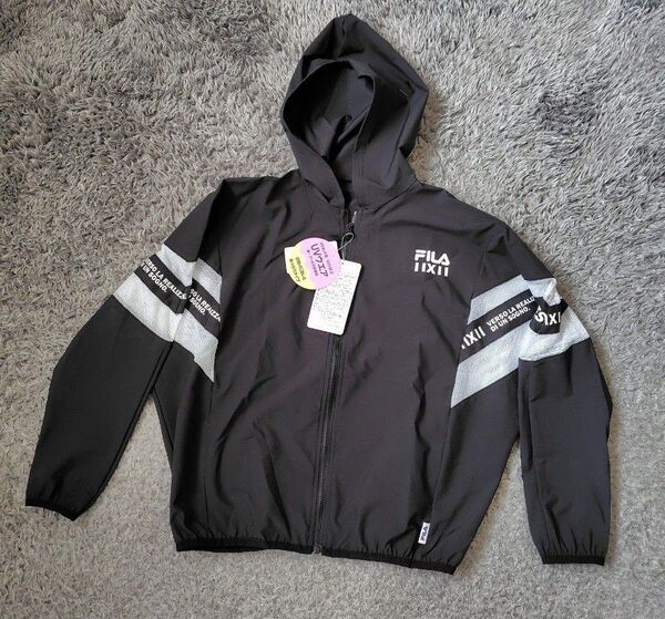 新品 フィラ FILA フード付きラッシュガード 黒 140