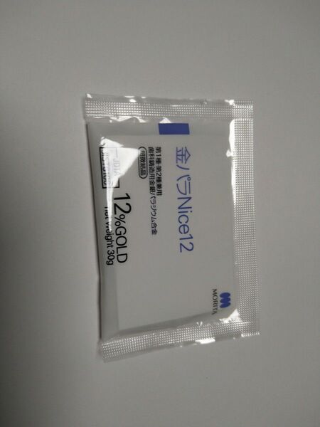 モリタ 金パラ Nice12 歯科鋳造用金銀パラジウム合金 30g