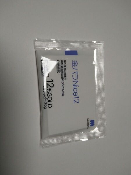 金パラ Nice12 12%GOLD 30g 歯科鋳造用