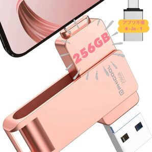 ラスト値下げ♪ 明日再出品 一点限りの限定商品 USBメモリ256GB 4in1 Phone用 フラッシュメモリ 定価4,999