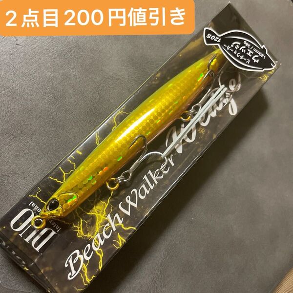 新品未使用 ビーチウォーカー ウェッジ 120S CQA0063 ヒラメゴールド