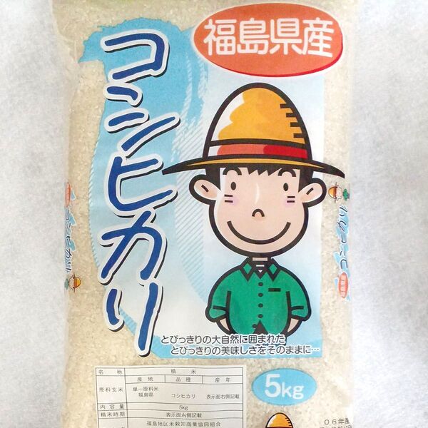 福島県産 コシヒカリ 5kg 令和6年産 送料込