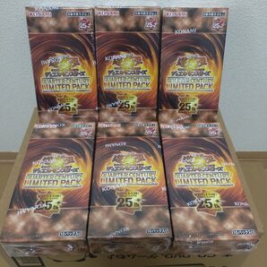 遊戯王 QUARTER CENTURY LIMITED PACK 6BOX 未開封シュリンク付き