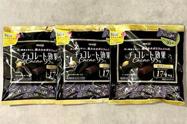 meiji 明治 チョコレート効果 カカオ95% 3袋セット