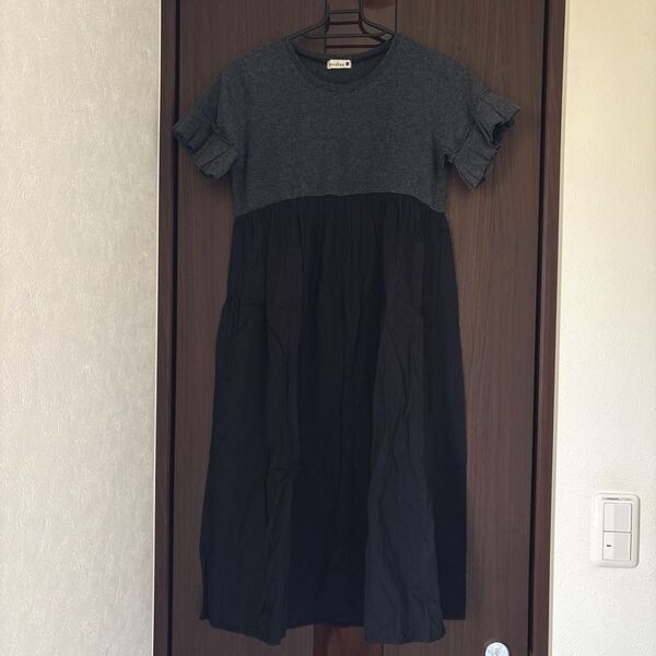 branshes モノトーン ワンピース 140cm