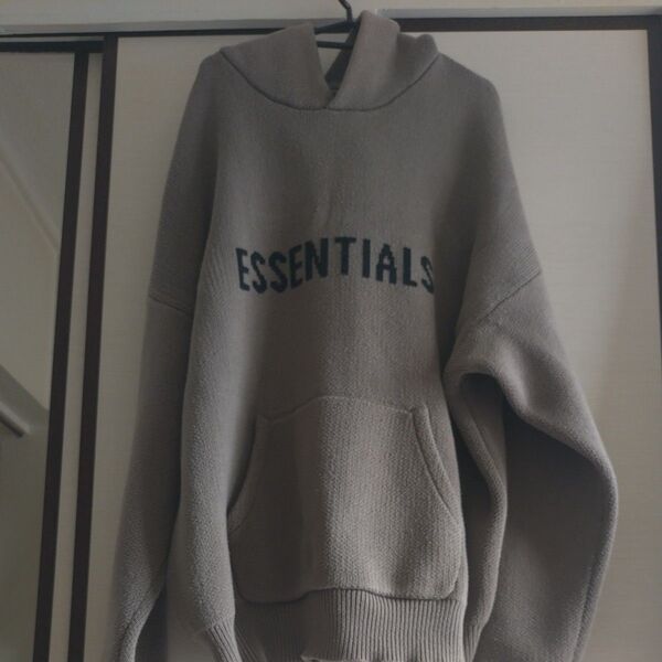 正規品 fear of god essentials XL ニット