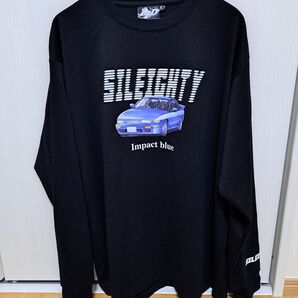 【新品】頭文字D/ シルエイティ(RPS13改)インパクトブルー長袖T Lサイズ