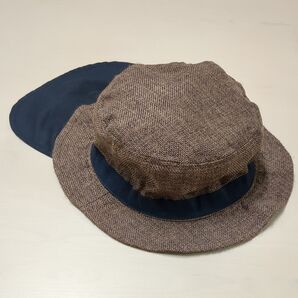 ブランシェス 帽子 日除け付き 54cm