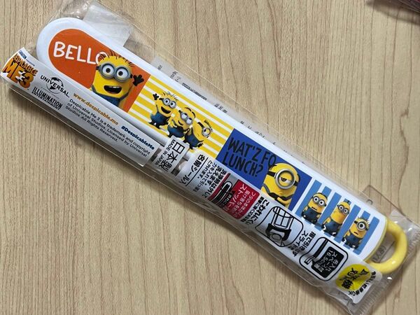 新品 スケーター 箸 16.5cm スライド箸&箸箱セット ミニオン 子供用 抗菌 日本製 子供用箸 遠足