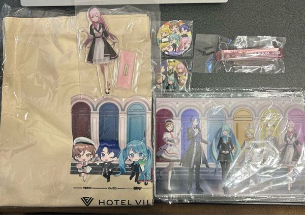ホテル ヴィラフォンテーヌ 羽田 ノベルティ 巡音ルカ フルセット 初音ミク アクリルスタンド キーホルダー ボカロ