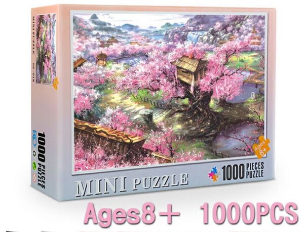 大人のパズル おもちゃ 装飾的 絵画 誕生日プレゼント 桜 ジグソーパズル 1000ピース マイクロ