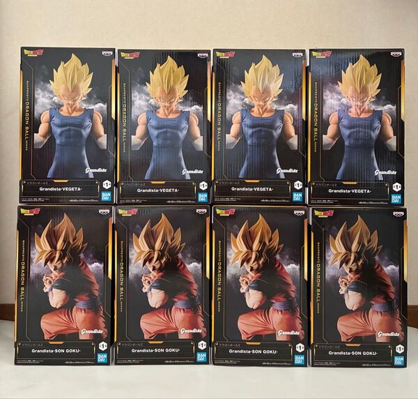 ドラゴンボールZ Grandista 孫悟空 ベジータ 8体セット フィギュア