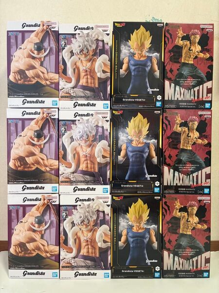 フィギュア まとめ売り ワンピース 呪術廻戦 ドラゴンボール 12体セット