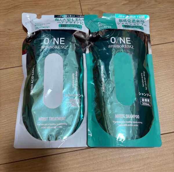 新品未使用 アミノレスキュー モイスト トリートメント シャンプー つめかえ 2点セット ②