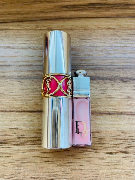 YSL口紅とDior miniリップグロスセット