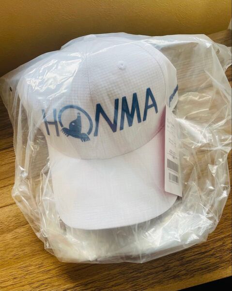 HONMA ホンマゴルフ キャップ 帽子 白 ホワイト 新品 未使用 タグ付
