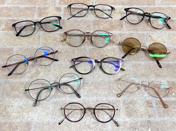 Zoff ゾフJINS etc サングラス メガネ アイウェア 10点セット