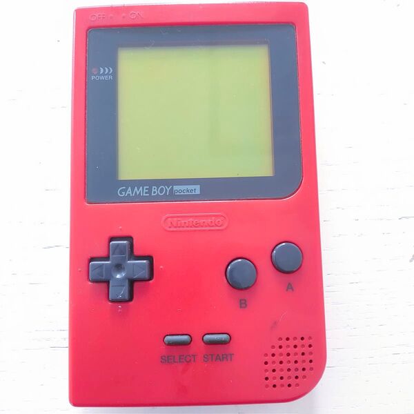 起動確認済み ゲームボーイポケット レッド 赤色 本体 ポケモンカード ポケモン ゲーム 任天堂 Nintendo
