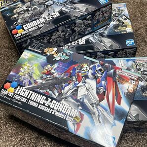 新品 未使用 HG HGBF ライトニングゼータ Ez-SR 三体 4体セット ガンプラ ビルドファイターズ
