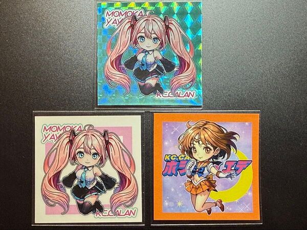 KC.CALAN 柊木 凛 他アートタック2枚 自作シール
