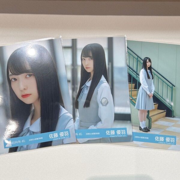 日向坂46 佐藤優羽 生写真 コンプ