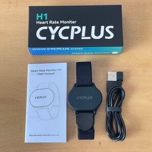 【新品未使用】新バージョン CYCPLUS H1 ハートレートモニター ANT+/BT対応 アームバンドタイプ/光学式/日本語取説