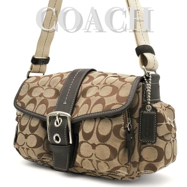 COACH ショルダーバッグ 2way ワンショルダー シグネチャー 斜め掛け