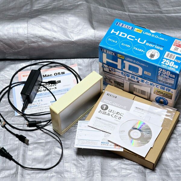 【再出品で1800円】アイオーデータ 外付けHDD 250GB
