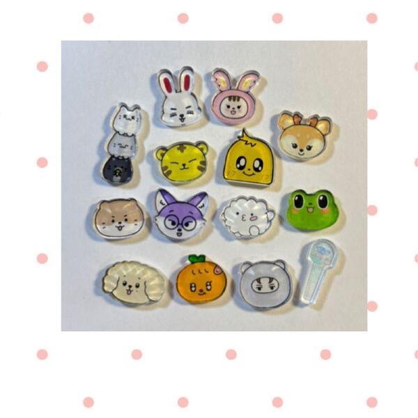 アクスタ収納スマホケース用 シャカシャカパーツ SEVENTEEN miniteen ミニティーン j