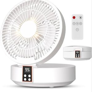 サーキュレーター 扇風機 【静音設計】 【上下左右首振り】 【折りたたみ式】 卓上扇風機 3段階風量調節 DCモーター