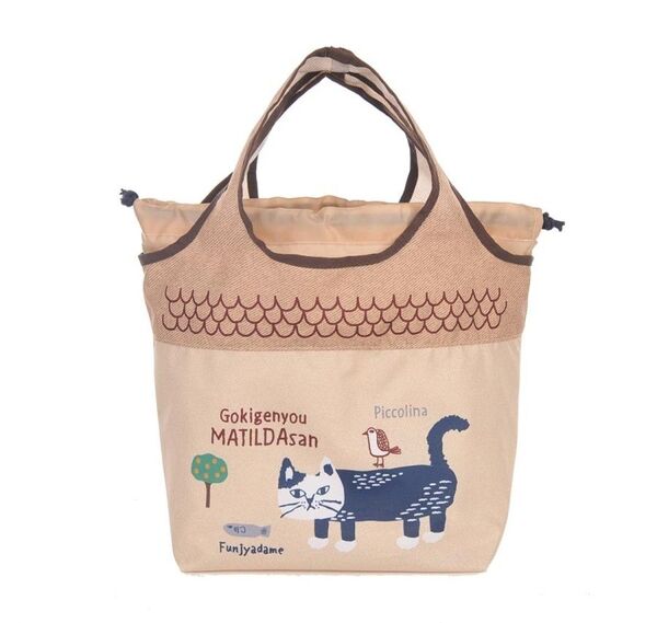 ランチバッグ 弁当袋 猫 ねこ ネコ マチルダ クスグル 保温保冷 かわいい