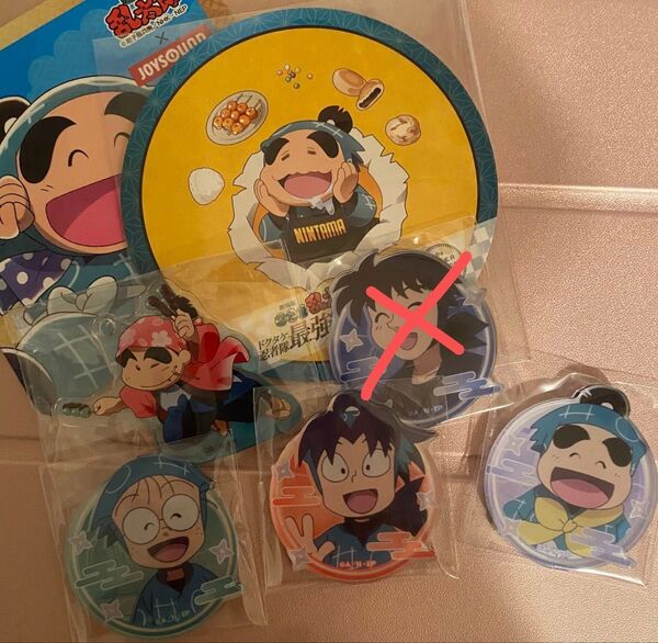 忍たま乱太郎 アクリルステッカー 乱きりしん その他おまけ