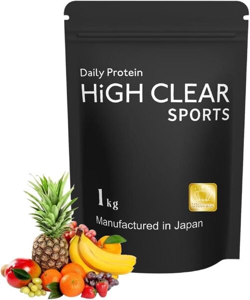 HIGH-CLEAR SPORTS アルティメット ホエイプロテイン ミックスフルーツ風味 1kg アンチ・ドーピング認証取得