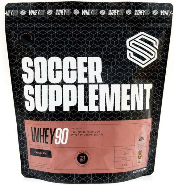 サッカーサプリメント WHEY90 ホエイプロテイン 500g WPIプロテイン