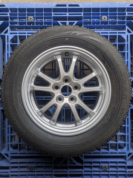15インチ スタッドレスタイヤ TOYOTA プリウス 純正アルミホイール 1本 ③