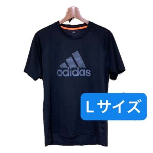 adidas アディダス スポーツウェア 黒系 メンズ Lサイズ カモフラージュ 運動に 通気性 定番の 人気 【他商品出品中】