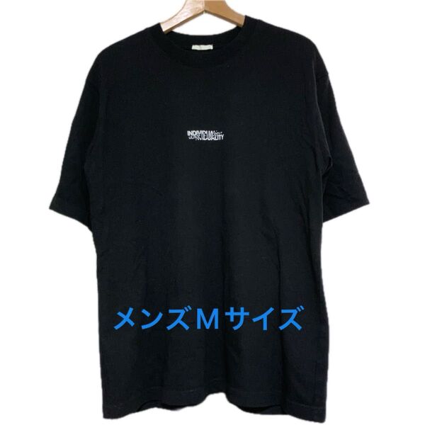 GU ジーユー ロゴTシャツ 黒 メンズ Mサイズ