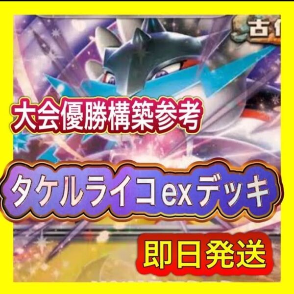 即日発送 タケルライコexデッキ 構築済みデッキ ポケモンカード