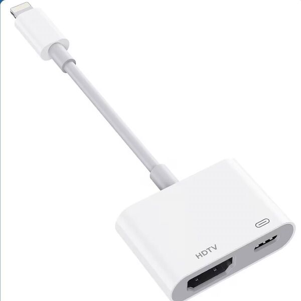 iPhone hdmi変換ケーブル i-Phone テレビに映す MFi認証済み ミラーリング Lightning HDMI