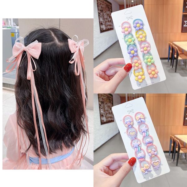 ヘアアクセサリー ヘアゴムセット まとめ売り キッズ 女の子 髪飾り ヘアゴム ゴム ピン 女の子 ヘアアレンジ リボン 花