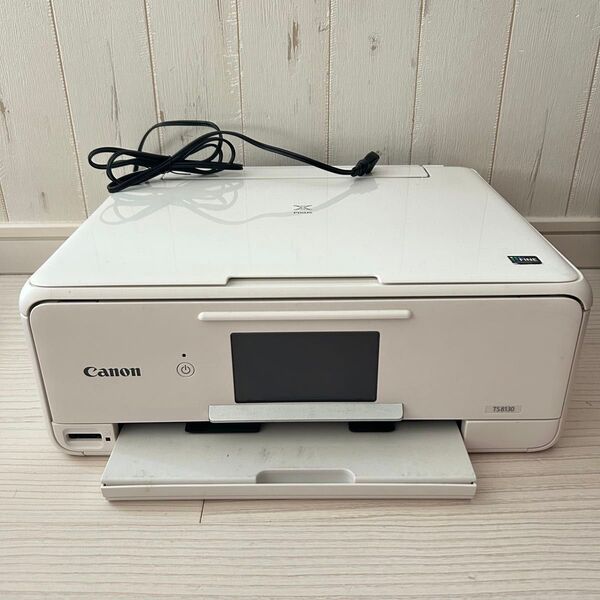 【ジャンク品】 Canon PIXUS TS8130 プリンター ホワイト 複合機 キャノン コピー機